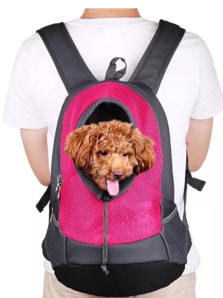 Mochila tipo canguro para mascotas