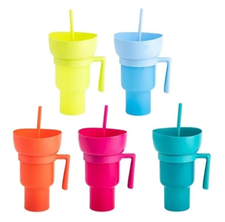 Vaso Snack 2 En 1 Tik Tok 950 Ml